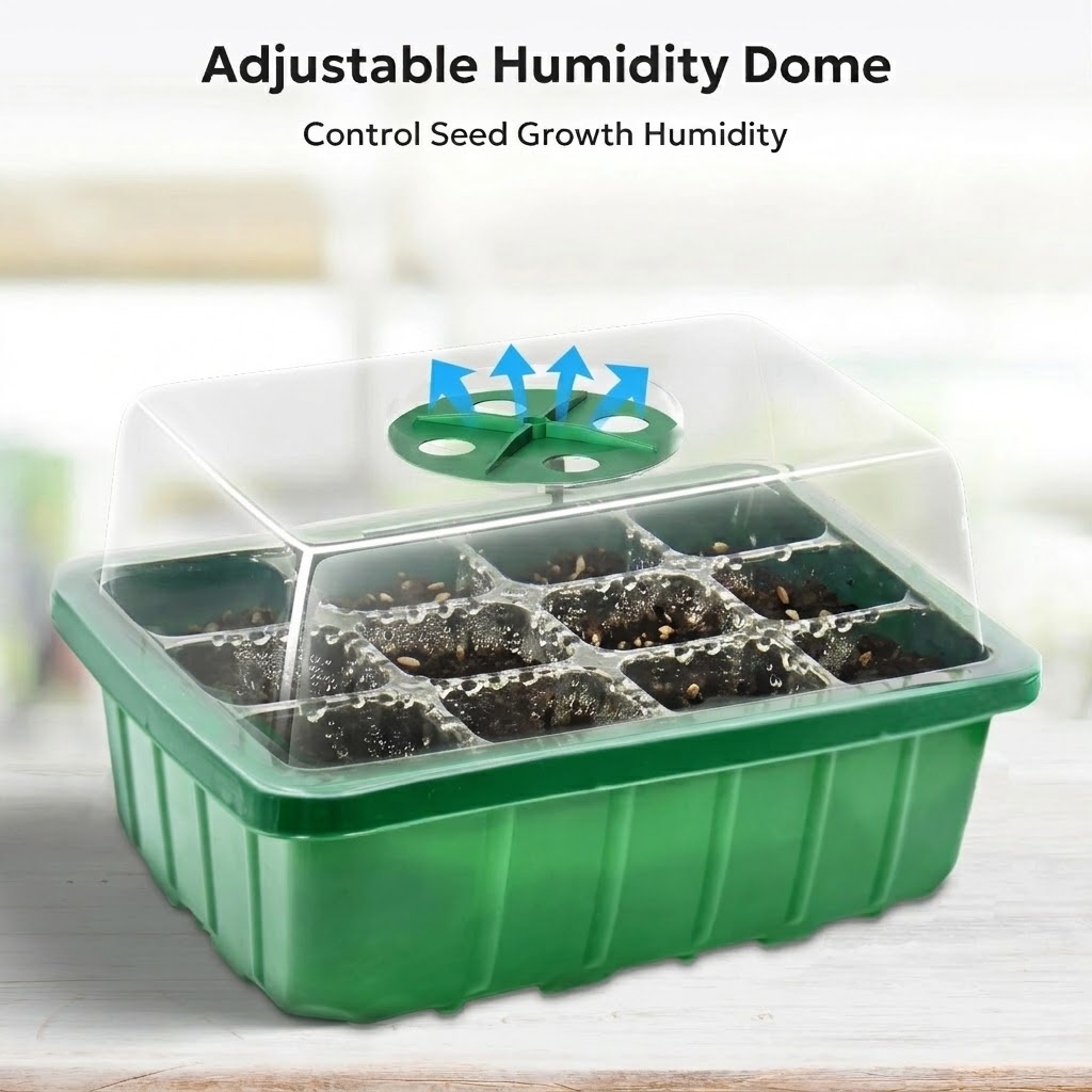 Humidity Dome Kit - Yüksek Seviyeli Fide Yetiştirme Tepsisi Setleri,